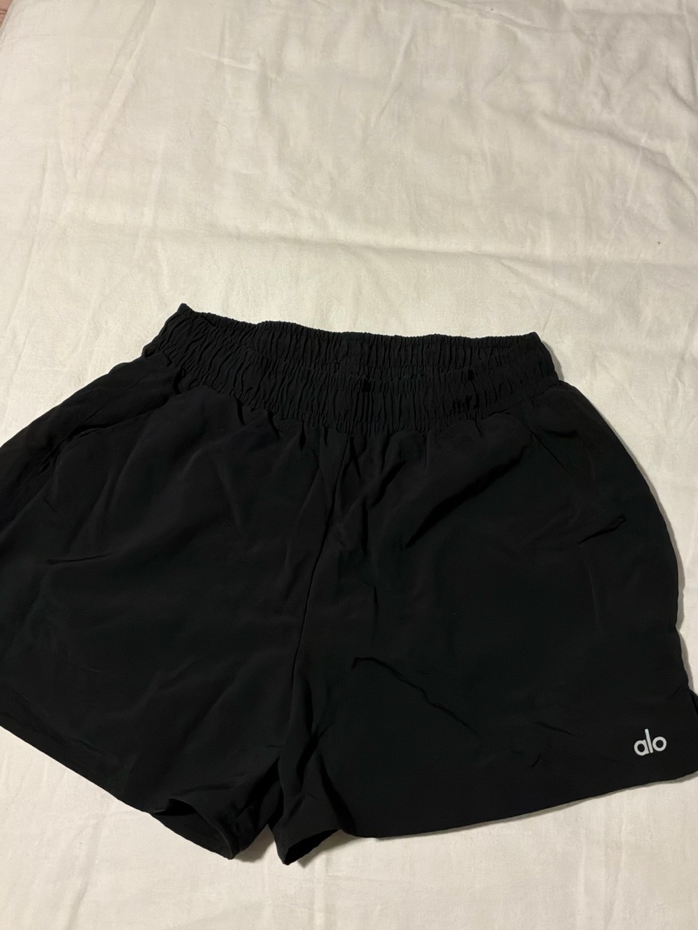 Alo Yoga Alumni Short Athletic Shorts in Black Size Small